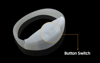 Why We Keep A Button On LED Bracelets? 2 led bracelet