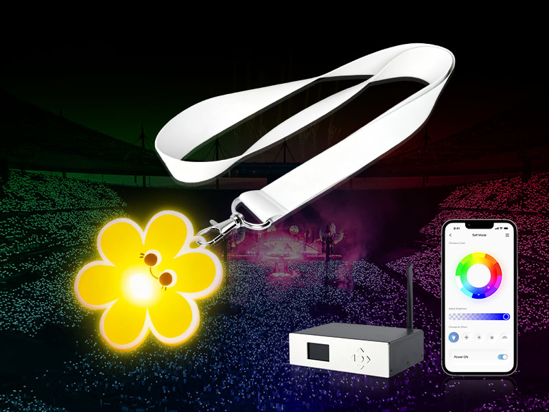 DMX LED lanyard