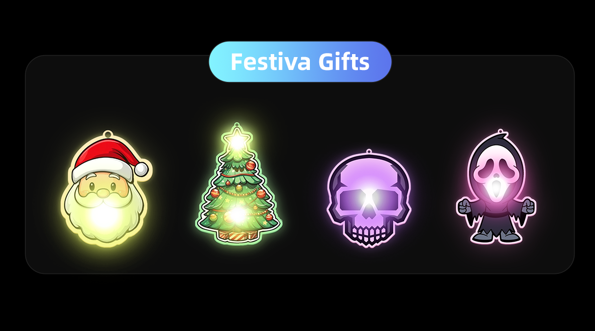 Festival LED lanyard